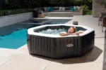 Pure Spa Jet & Bubble Deluxe Inflatable Hot Tub, 4 Persons - Image 3