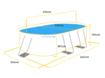 Intex Prism Frame Swimming Pool 610 x 305 x 122 cm with Filter Pump and Accessories - Image 2