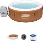 Inflatable Hot Tub Round Portable Outdoor Spa - Image 3