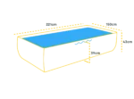 Bestway Steel Pro Swimming Pool 221 x 150 x 43 cm - Image 2