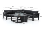 Bellagio Outdoor Sectional Set - 5 Seat - Image 4