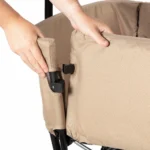 Beach Wagon Lite Foldable Trolley, Sand Brown - Image 9