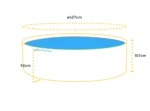 Intex Prism Frame Swimming Pool 427 x 107 cm with Filter Pump and Accessories - Image 2