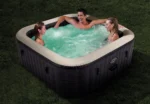 Intex Pure Spa Greystone Deluxe Inflatable Hot Tub, 6 Persons - Image 2